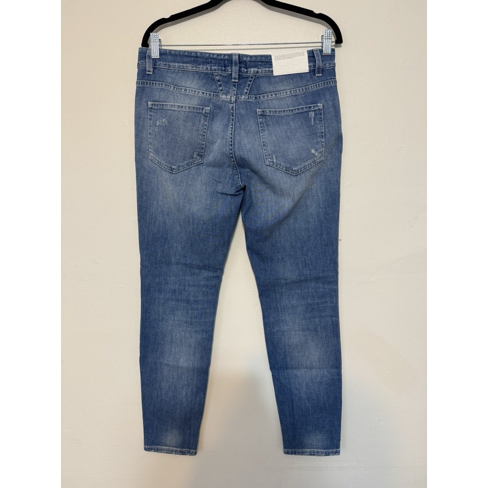 Closed - Skinny Mid Rise Blue Jeans‎ Size 30 Stretchy Made In Italy - Picture 2 of 11